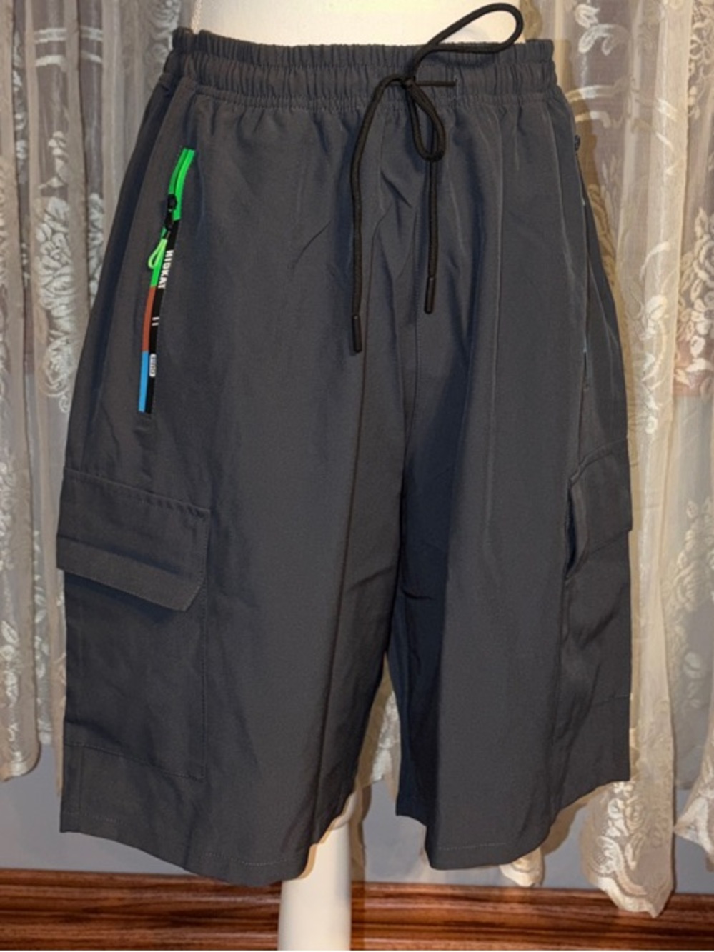 SHEIN Charcoal Cargo Shorts